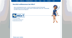 Desktop Screenshot of mextde.westsite.be