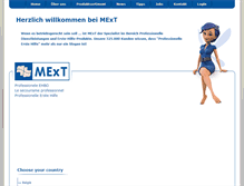 Tablet Screenshot of mextde.westsite.be